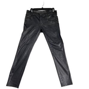 AG Adriano Goldschmied The Legging Super Skinny Ankle 28R LSS1389 Leatherette